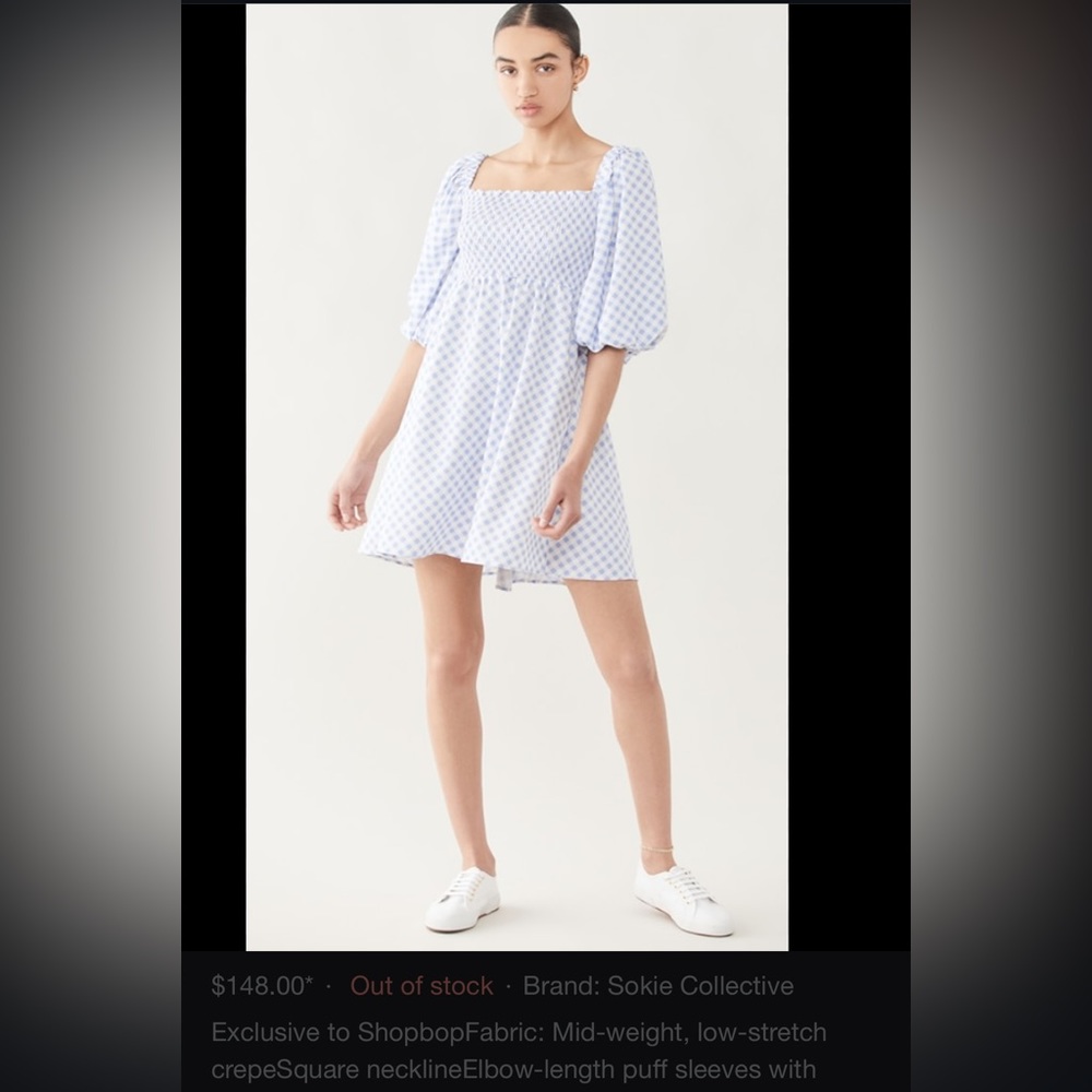 NWT Sokie Collective Dress
